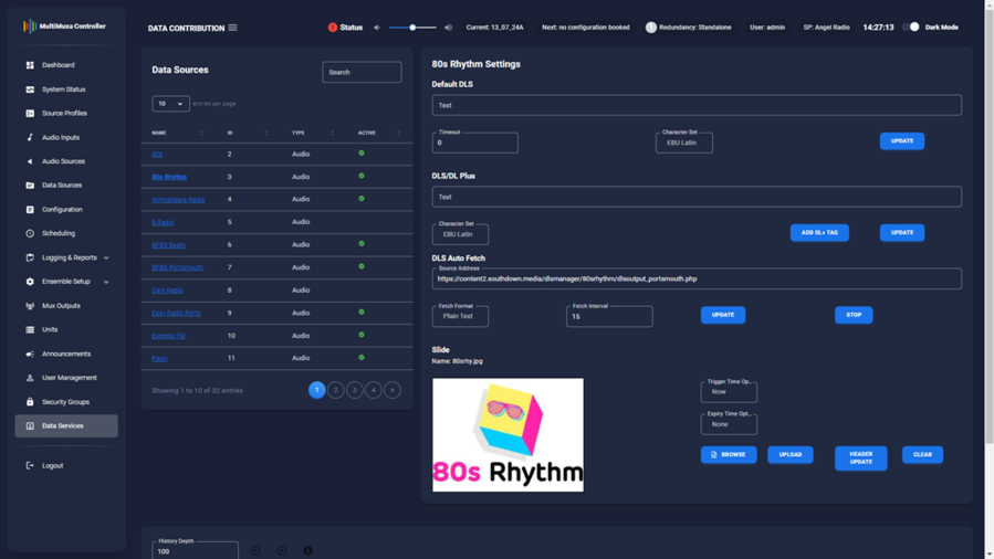 MultiMuxa DAB encoding and multiplexing system